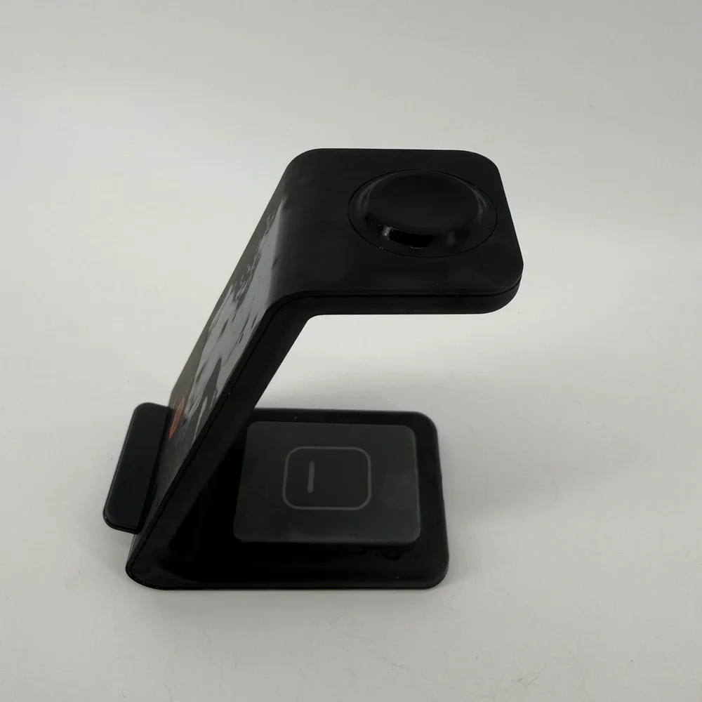 STM ChargeTree 3-in-1 Wireless Charging Station Black for Phone Watch Earbuds